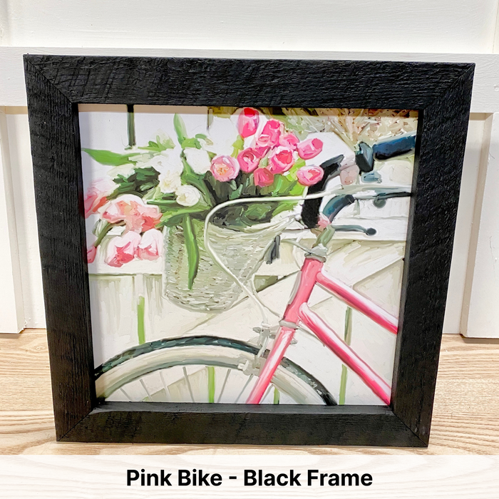 Pink Bike - Black Frame