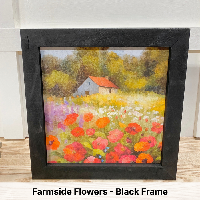 Farmside Flowers - Black Frame