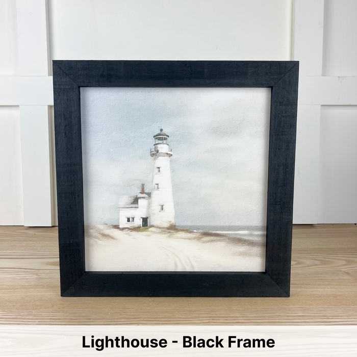 Lighthouse - Black Frame