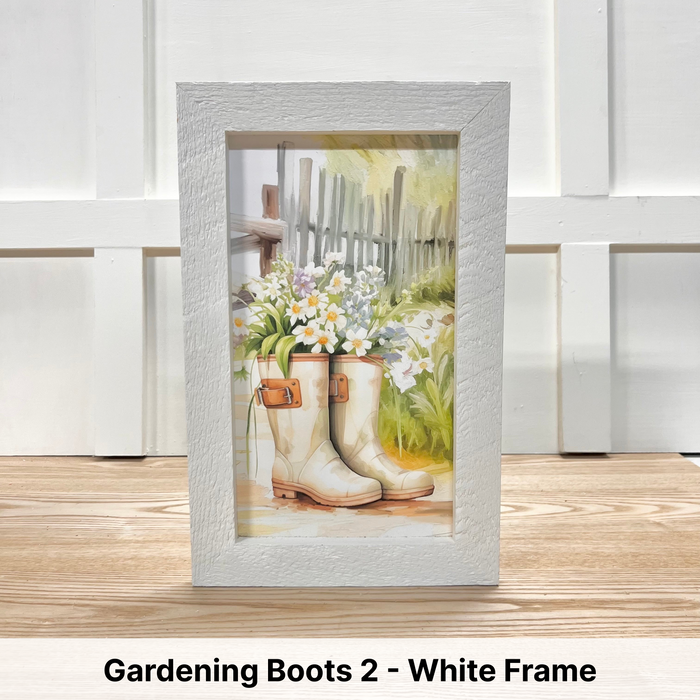 Gardening Boots 2 - White Frame