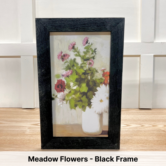 Meadow Flowers - Black Frame