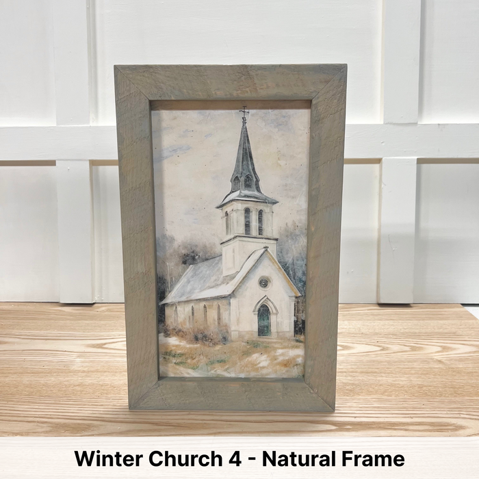 Winter Church 4 - Natural Frame