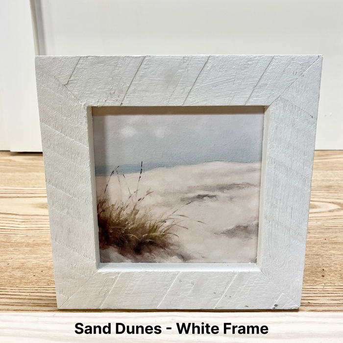 Sand Dunes - White Frame