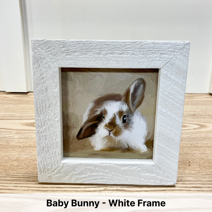 Baby Bunny - White Frame