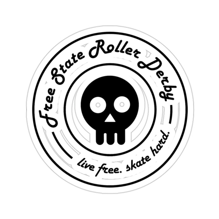 Free State Roller Derby Kiss-Cut Stickers