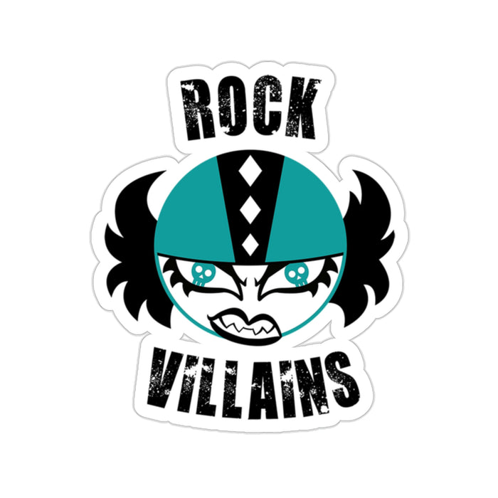 Free State Roller Derby Rock Villains Kiss-Cut Stickers