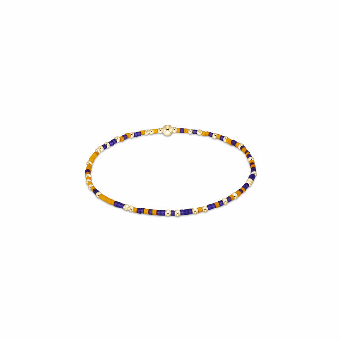 Enewton Gameday Purple & Golden Yellow Hope Unwritten Bracelet