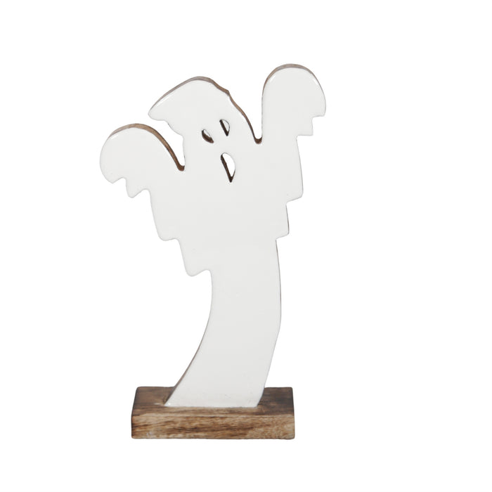 Ghost On Wood Stand