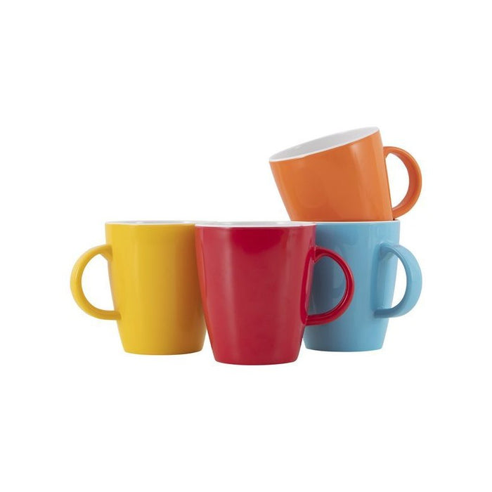Gimex - Colour Line Mug | Rainbow | 380ml | 4 Pcs | GIM-6910140