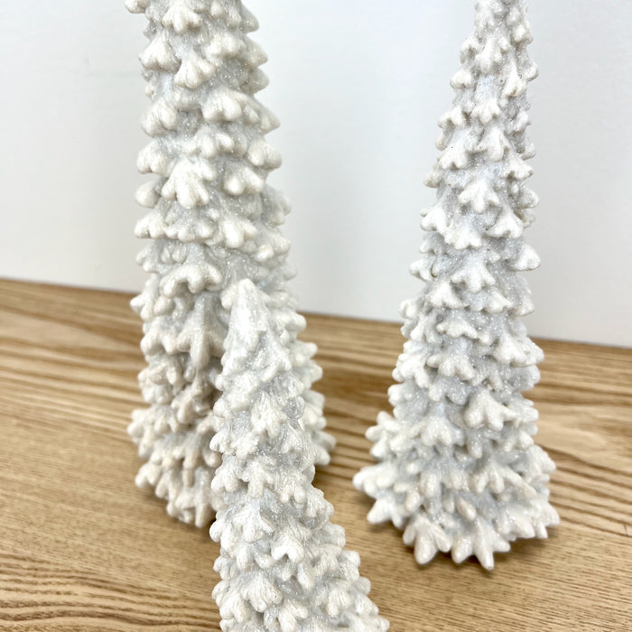 Glitter Resin Tree Trios - 3 Colors