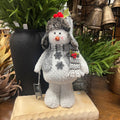 Gray and White Snowmen