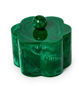 Two's Company Green Flower Box