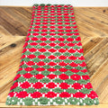 Hand-Woven Cotton Patterned Table Runner