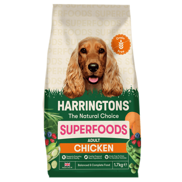 Harringtons Superfoods Grain-Free Dry Adult Dog Food Chicken & Vegetables 12kg