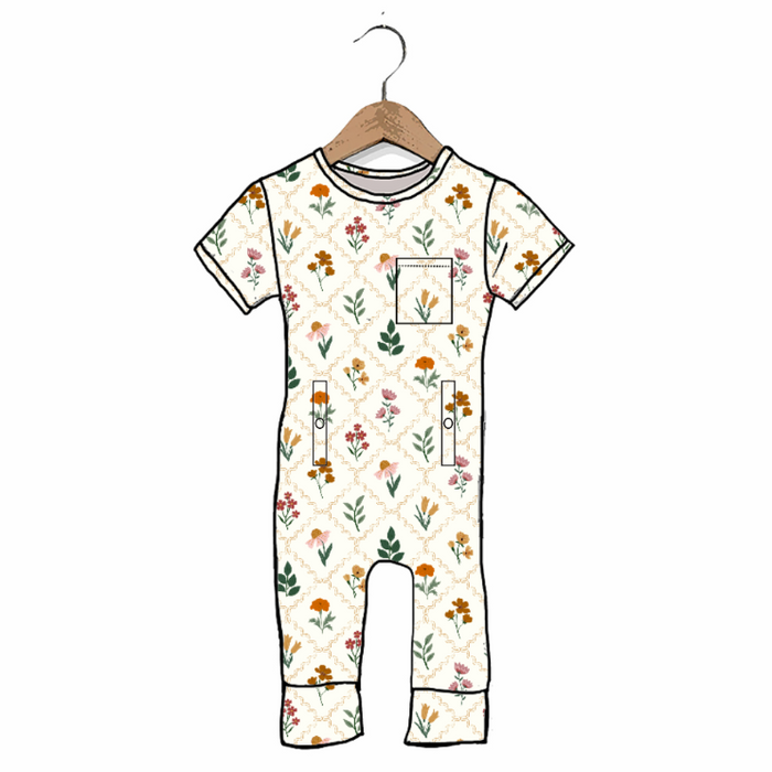 Harvest Bloom Adaptive Tube Access Short Long Romper