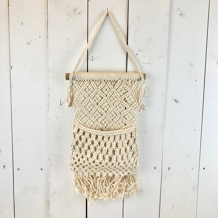 Ivory Macramé Wall Hanging