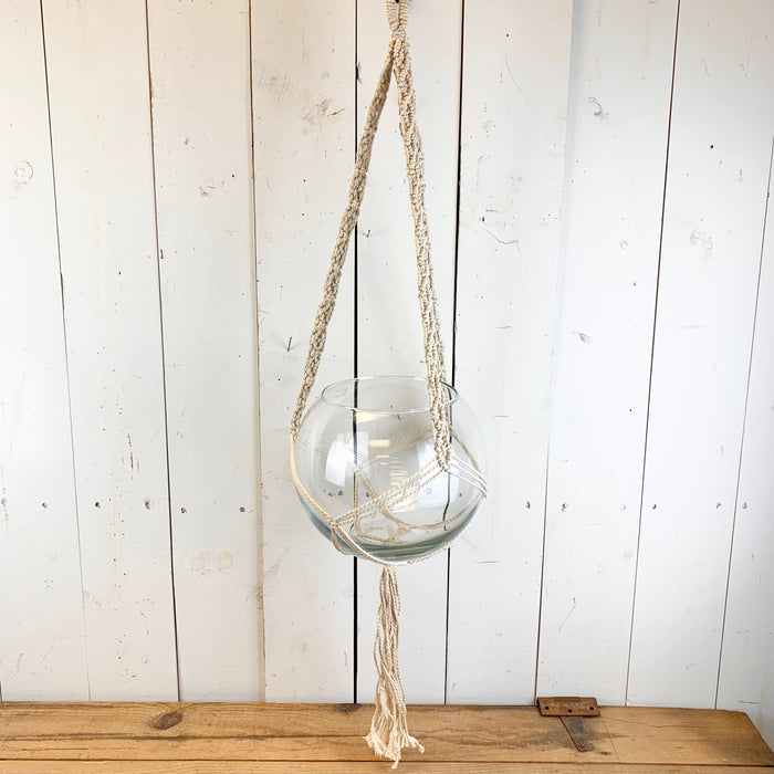 Ivory Macramé Hanger