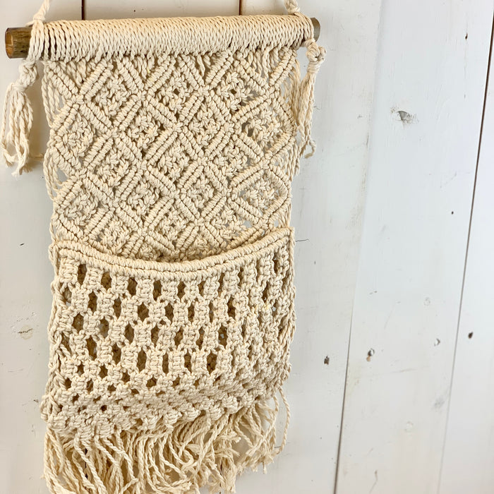 Ivory Macramé Wall Hanging