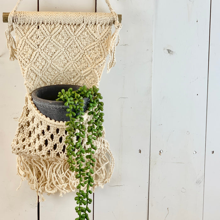Ivory Macramé Wall Hanging