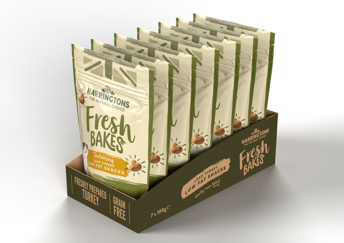 Lean Turkey Low Fat Grain Free Dog Treats 7 x 100g