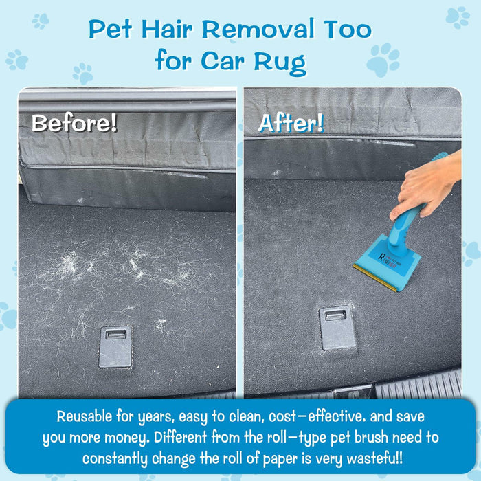 LVHATN 6 IN1 Pet Hair Remover Tool for Car Rug Couch Furniture 8.27in