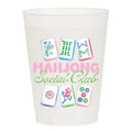 Sip Hip Hooray Mahjong Social Club Frosted Cups-Set of 6