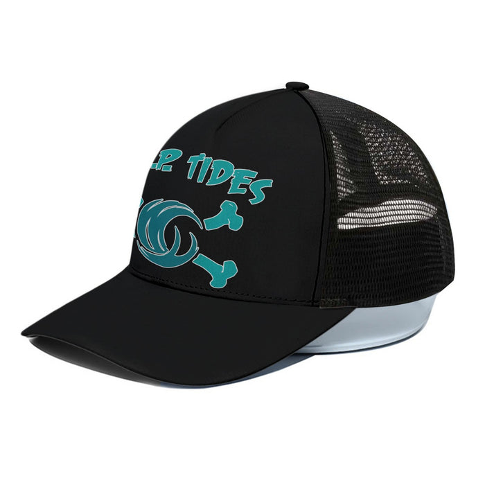 Maine Roller Derby  RIP Tides Unisex Trucker Hat With Black Half-mesh