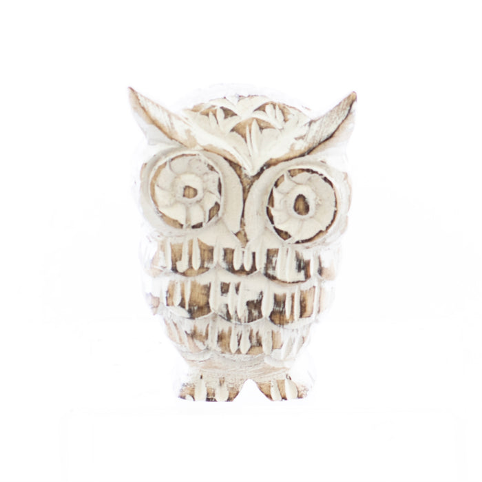 Mango Wood Owl - 2 Sizes