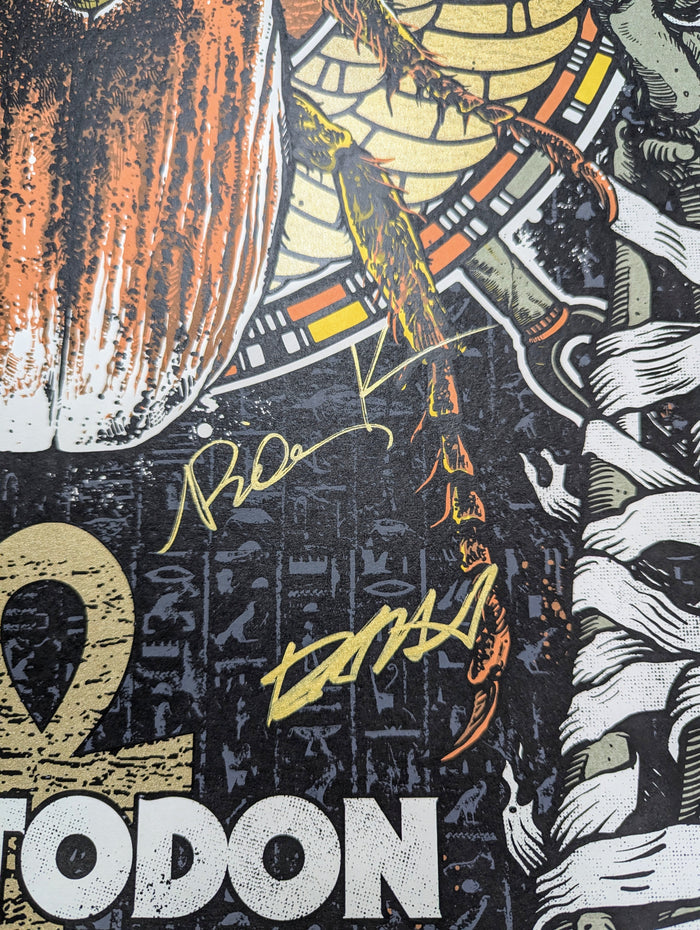 Mastodon Milwaukee 2022 (BAND SIGNED Authograph) by Dan Dippel