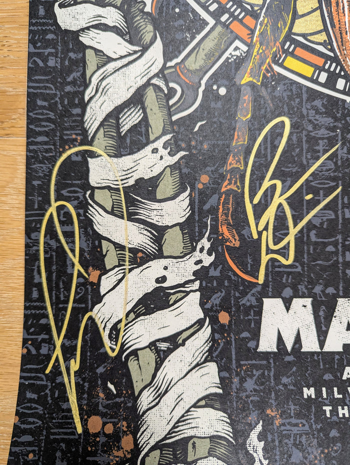 Mastodon Milwaukee 2022 (BAND SIGNED Authograph) by Dan Dippel