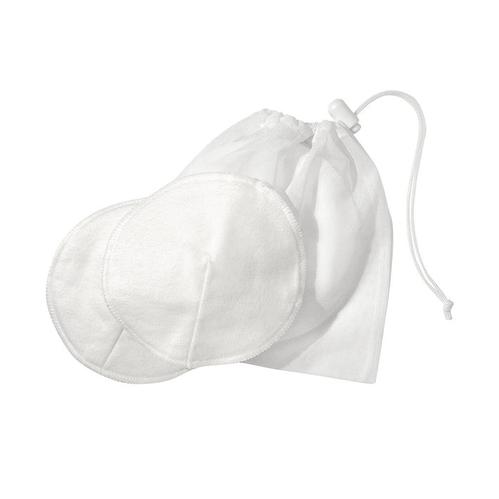 Medela Nursing Pads 100% Cotton Washable Bra Pads, 4 Count-Breastfeeding-Medela-White-ANB Baby Store