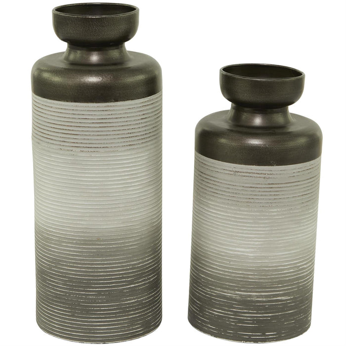 Metal Vase Set
