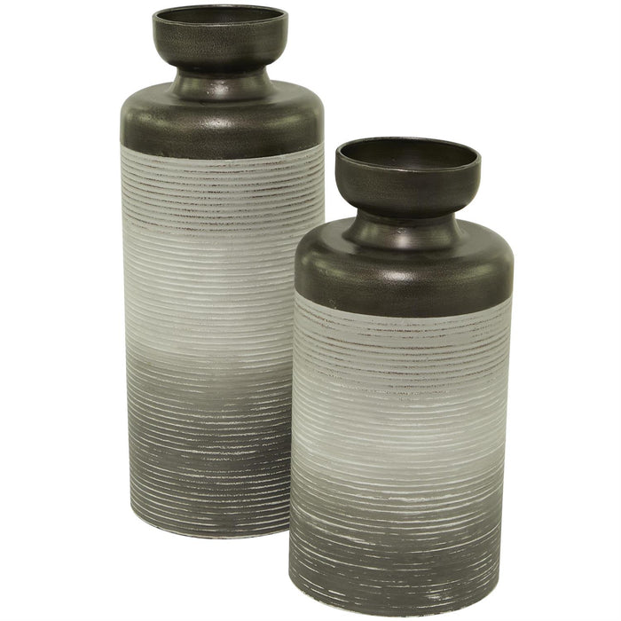 Metal Vase Set