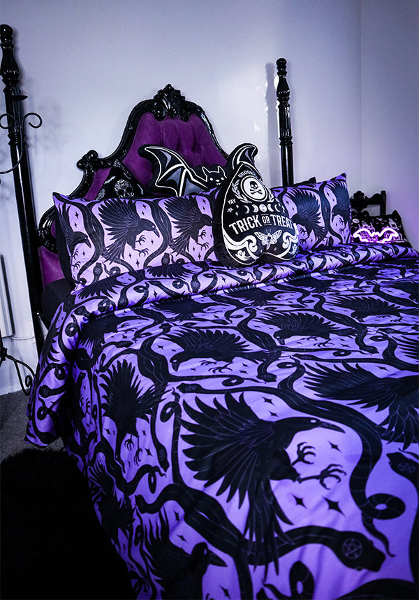 HELLS BLANKETS Nevermore | QUILT SET [QUEEN] - Front