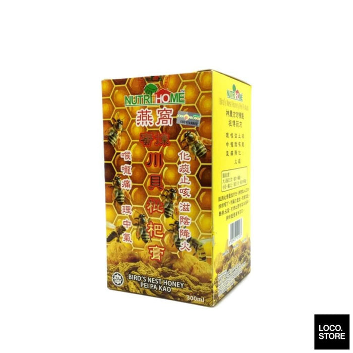Nutrihome Bird Nest Honey Pei Pa Kao 300ml - Health &