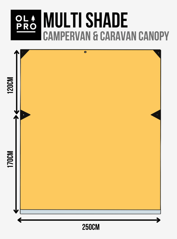OLPRO - Multi Shade Campervan Canopy | OS108