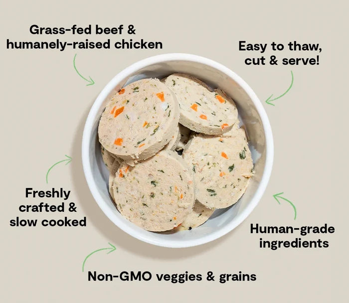 Open Farm GoodBowl Roll - Chicken & Grass Fed Beef - 28oz