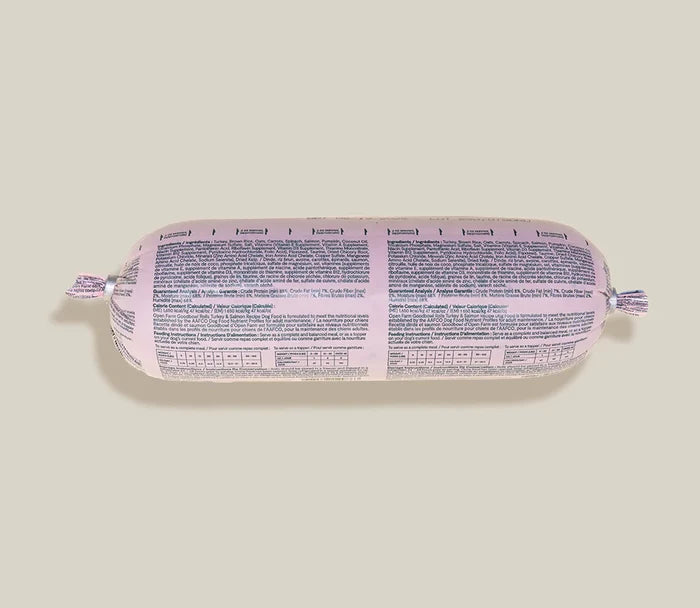 Open Farm GoodBowl Roll - Turkey & Salmon - 28oz