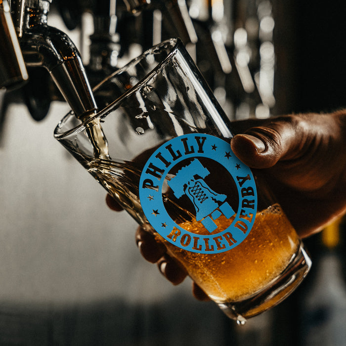 Philly Roller Derby Pint Glass