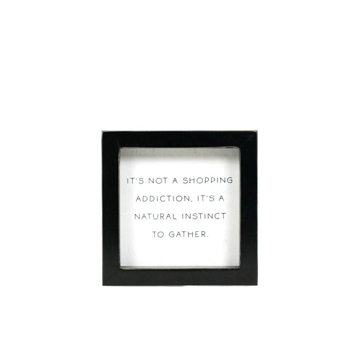 It's not shopping addiction, it's...