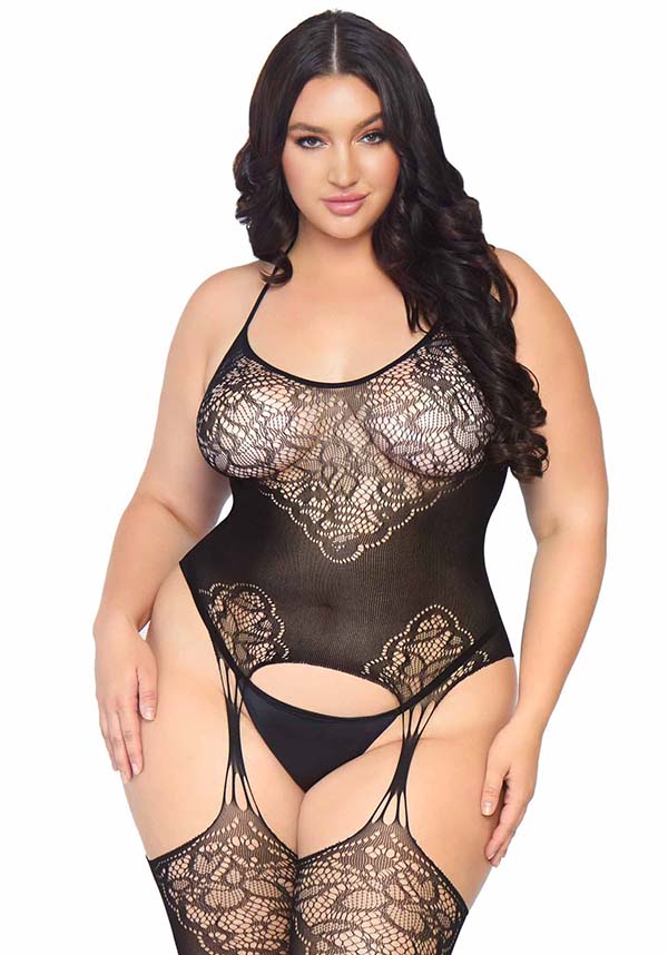LEG AVENUE Pure Obsession Suspender | BODYSTOCKING - Back