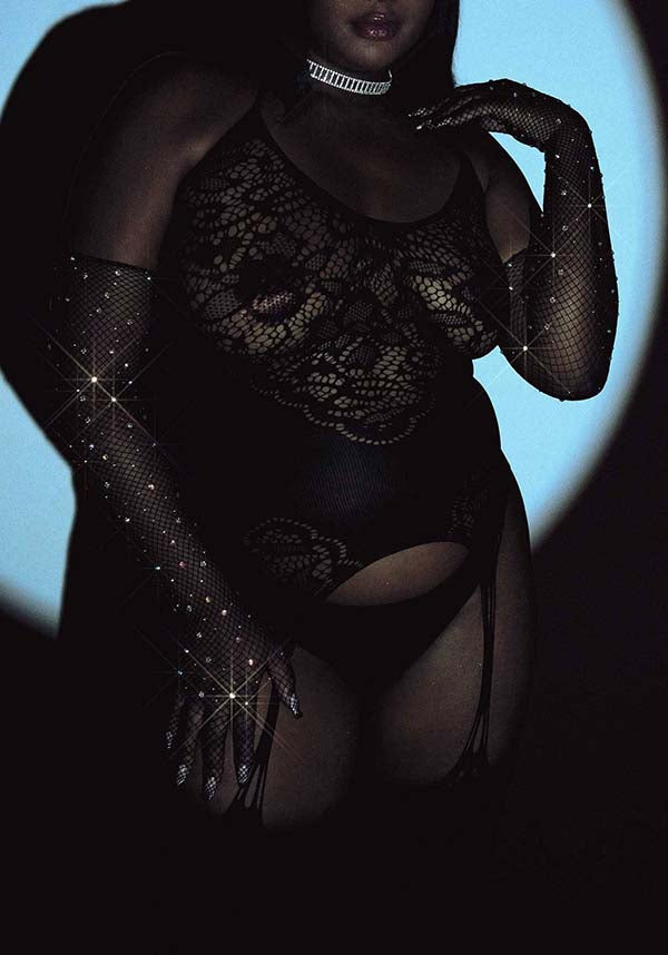 LEG AVENUE Pure Obsession Suspender | BODYSTOCKING - Detail 4