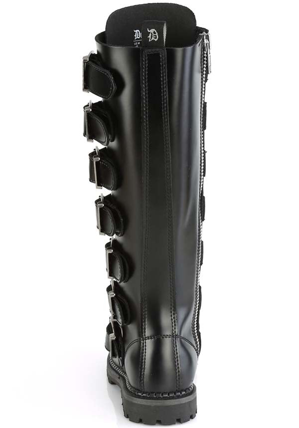 RIOT-21MP [Black Leather] | BOOTS [PREORDER]