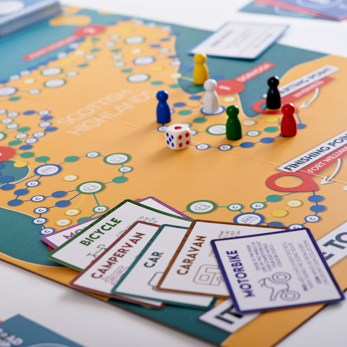 Road Trip The Game by No Fuss Travel Guides | Family Travel Board Game for 2-6 Players
