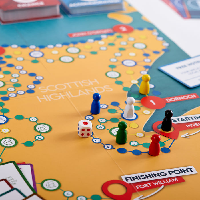 Road Trip The Game by No Fuss Travel Guides | Family Travel Board Game for 2-6 Players