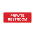 Signs ByLITA Standard Private Restroom Sign