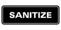 Signs ByLITA Standard Sanitize Sign