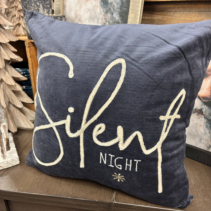 Silent Night Pillow