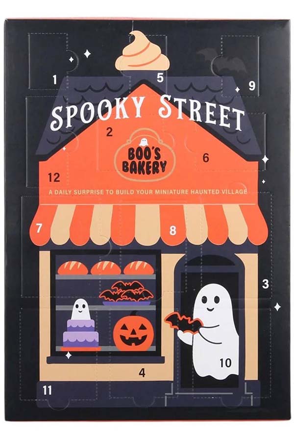Spooky Street 12-day Halloween | ADVENT CALENDAR (DAMAGED)**
