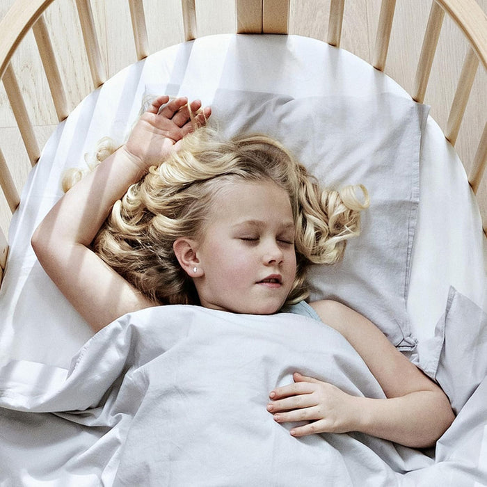 STOKKE® Sleepi™ Junior Fitted Sheet, White-Mattresses & Covers-Stokke-White-ANB Baby Store
